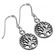 Tree of Life Sterling Silver Earrings - ep337